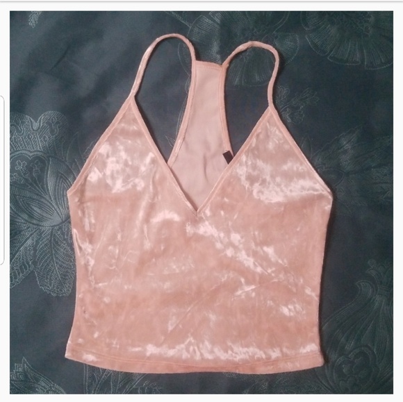 Beautiful Velvet Crop Top - Picture 2 of 8
